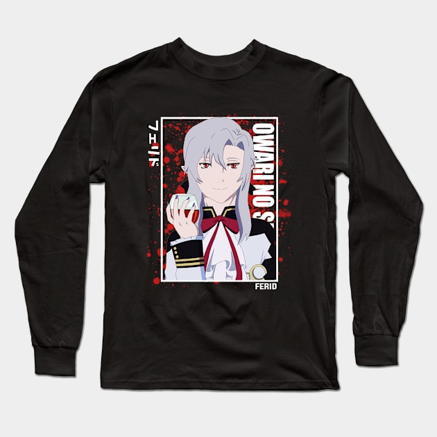 Ferid Bathory - Owari no Seraph Long Sleeve T-Shirt by Otaku Emporium